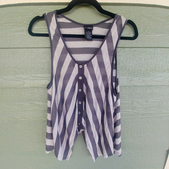 Buckle Festival Emo Style Oversize Tank by Daytrip - Picture 1 of 8